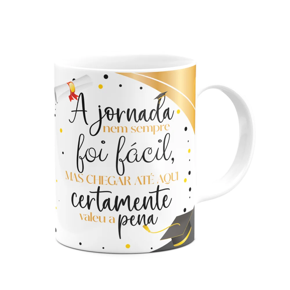 Imagem 4 de 5 do produto Caneca De Formatura - Inicial Do Nome Letra C - 325ml