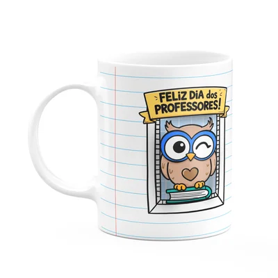 Caneca - Feliz Dia Dos Professores - Lute Como Um Professor