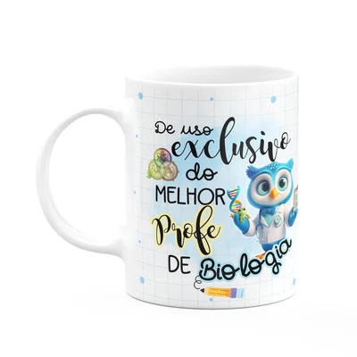 Caneca - Uso Exclusivo Do Melhor Professor De Biologia