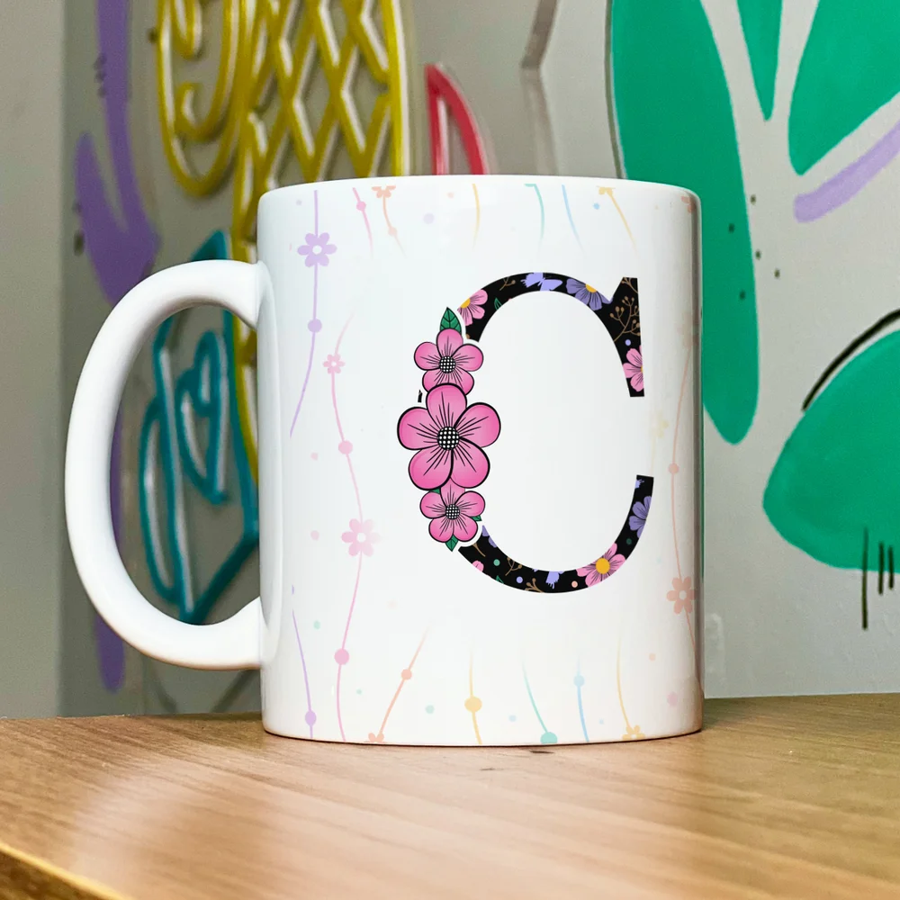 Imagem 5 de 5 do produto Caneca Today - Com Inicial Do Nome Letra C - 325ml