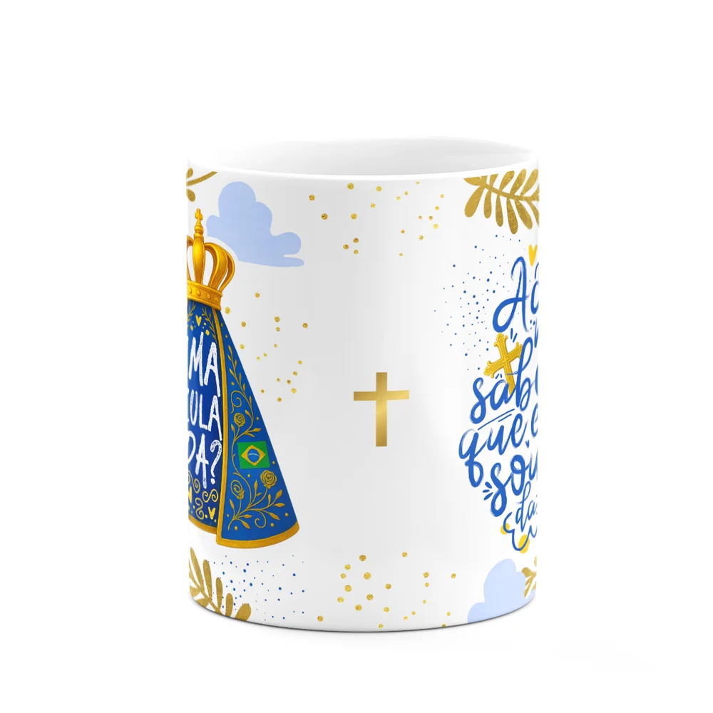 Imagem 2 de 3 do produto Caneca Religiosa N.s Aparecida - Sou Da Imaculada