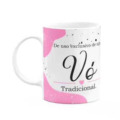 Caneca Tipos De Avós - Vó Tradicional - 325ml