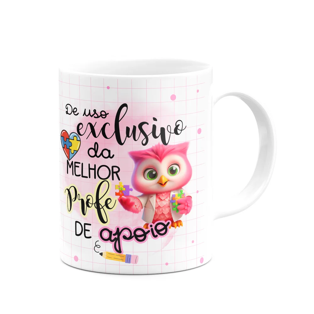 Imagem 3 de 3 do produto Caneca - Uso Exclusivo Da Melhor Professora De Apoio