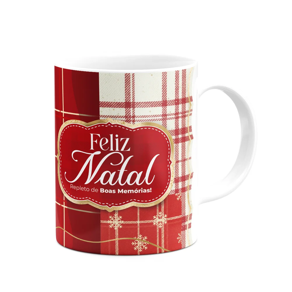 Imagem 4 de 5 do produto Caneca Natalina - Feliz Natal, Repleto De Boas Memórias