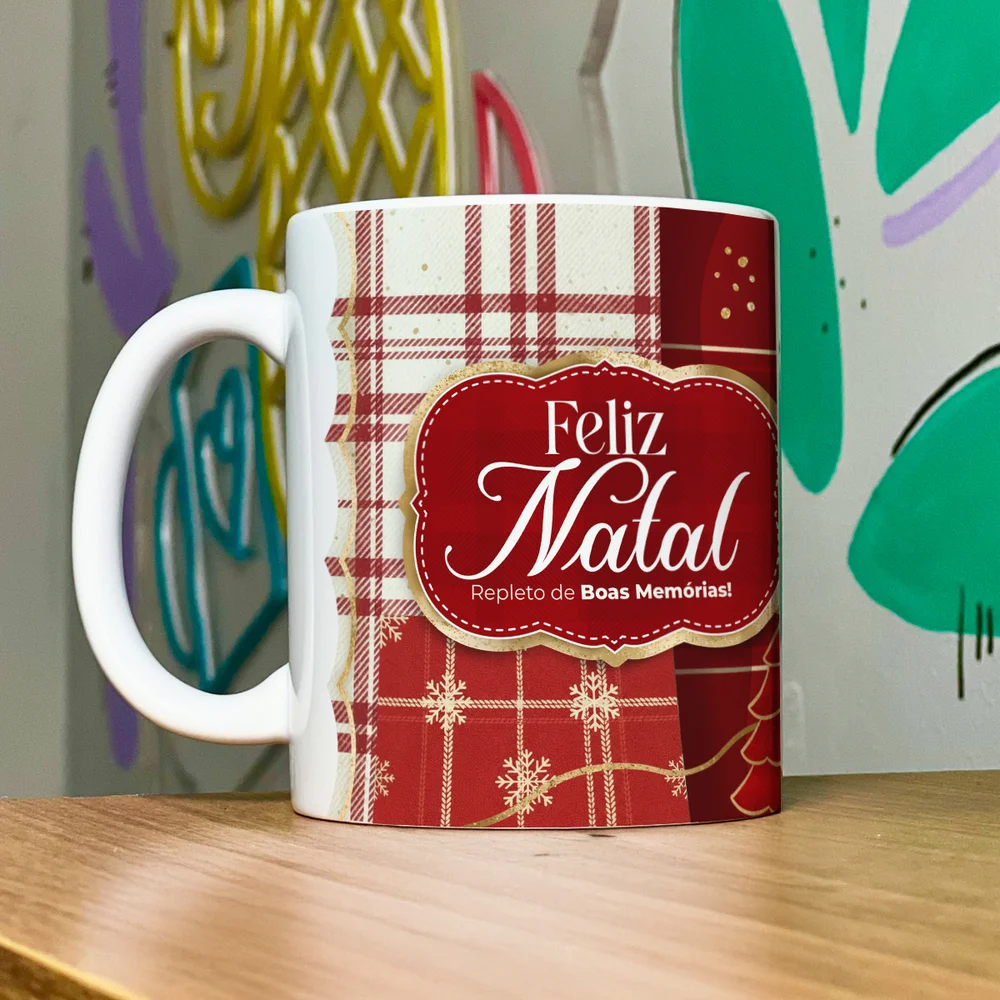 Imagem 5 de 5 do produto Caneca Natalina - Feliz Natal, Repleto De Boas Memórias
