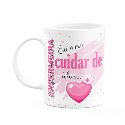 Caneca De Profissões - Sou Enfermeira - 325ml