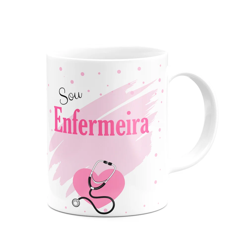 Imagem 4 de 5 do produto Caneca De Profissões - Sou Enfermeira - 325ml