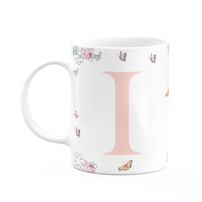 Caneca Especial Mulheres - Inicial Do Nome Letra I