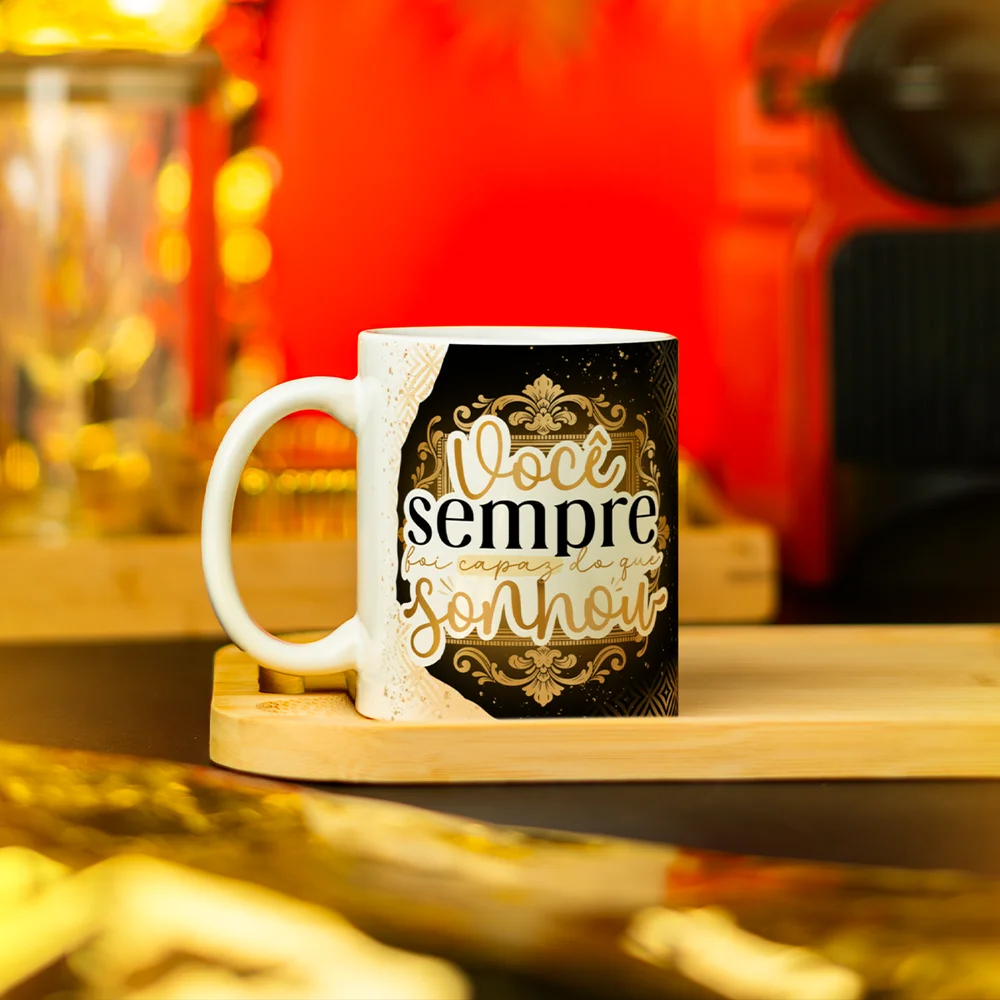 Imagem 5 de 5 do produto Caneca Formatura G-black - Vc Sempre Foi Capaz Do Que Sonhou