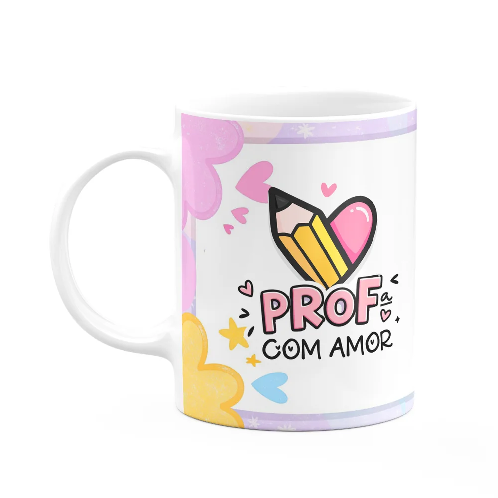 Imagem 1 de 3 do produto Caneca Professor - Professora Por Amor - Exclusiva Da Melhor