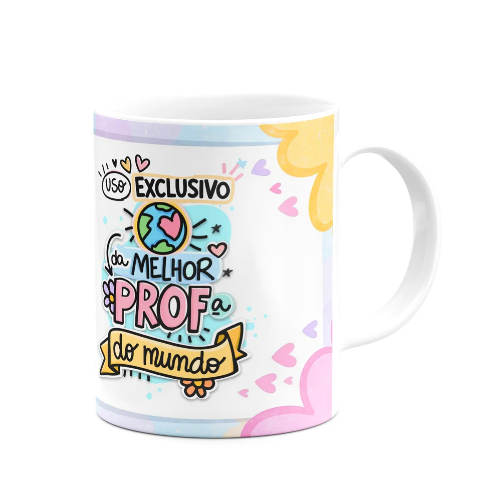 Imagem 3 de 3 do produto Caneca Professor - Professora Por Amor - Exclusiva Da Melhor