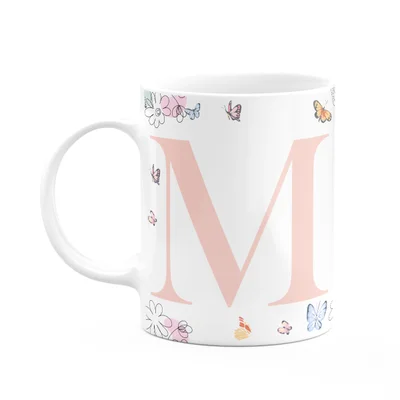 Caneca Especial Mulheres - Inicial Do Nome Letra M