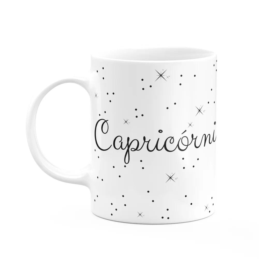 Imagem 1 de 5 do produto Caneca Signos Minimalista - Capricórnio - 325ml