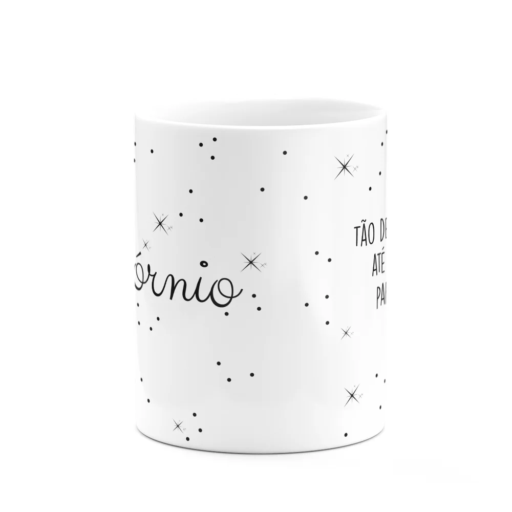 Imagem 3 de 5 do produto Caneca Signos Minimalista - Capricórnio - 325ml