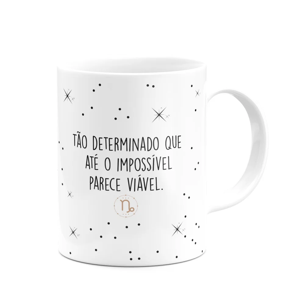 Imagem 4 de 5 do produto Caneca Signos Minimalista - Capricórnio - 325ml