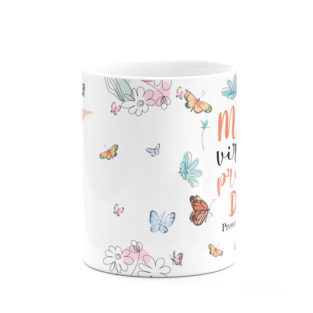 Imagem 5 de 5 do produto Caneca Especial Mulheres - Inicial Do Nome Letra V