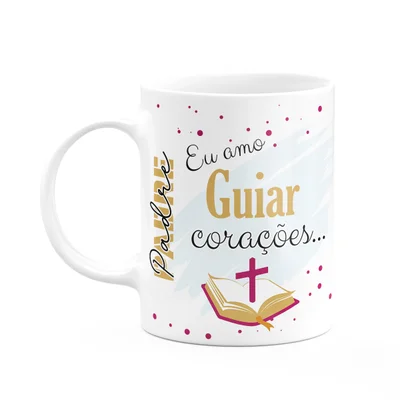 Caneca De Profissões - Sou Padre - 325ml - Branca
