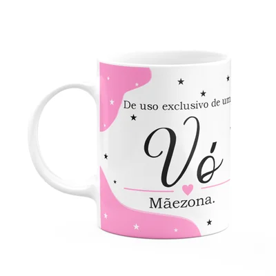 Caneca Tipos De Avós - Vó Mãezona - 325ml