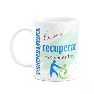 Caneca De Profissões - Sou Fisioterapeuta - 325ml - Branca