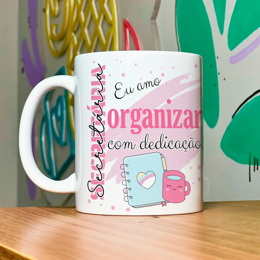 Imagem 5 de 5 do produto Caneca De Profissões - Sou Secretária - 325ml - Branca