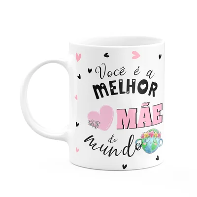 Caneca Mães E Profissões - Melhor Mãe Do Mundo