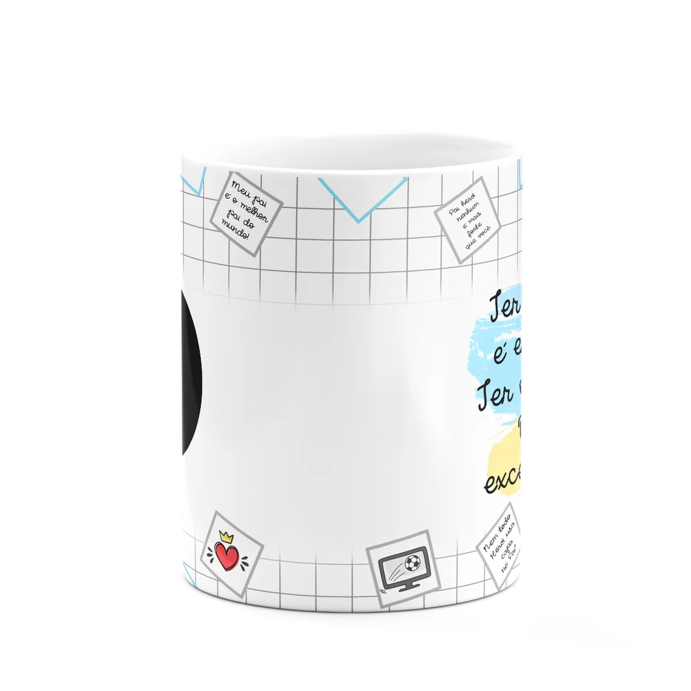 Imagem 3 de 5 do produto Caneca Do Papai - Inicial Do Nome Letra D - 325ml