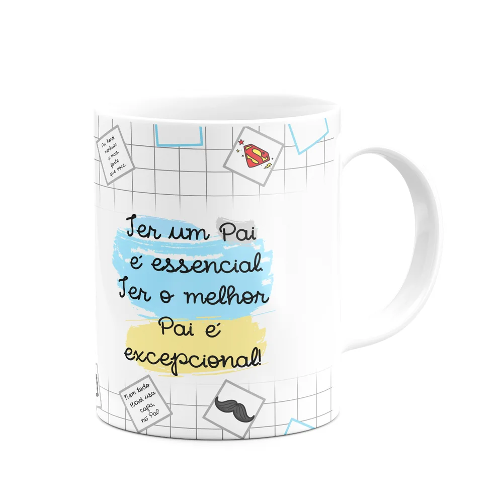 Imagem 4 de 5 do produto Caneca Do Papai - Inicial Do Nome Letra D - 325ml