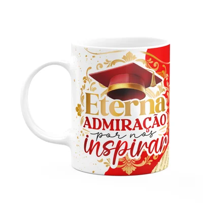 Caneca Formatura G-red - Eterna Admiração Por Nos Inspirar