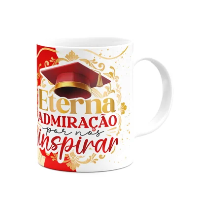 Caneca Formatura G-red - Eterna Admiração Por Nos Inspirar — foto 3