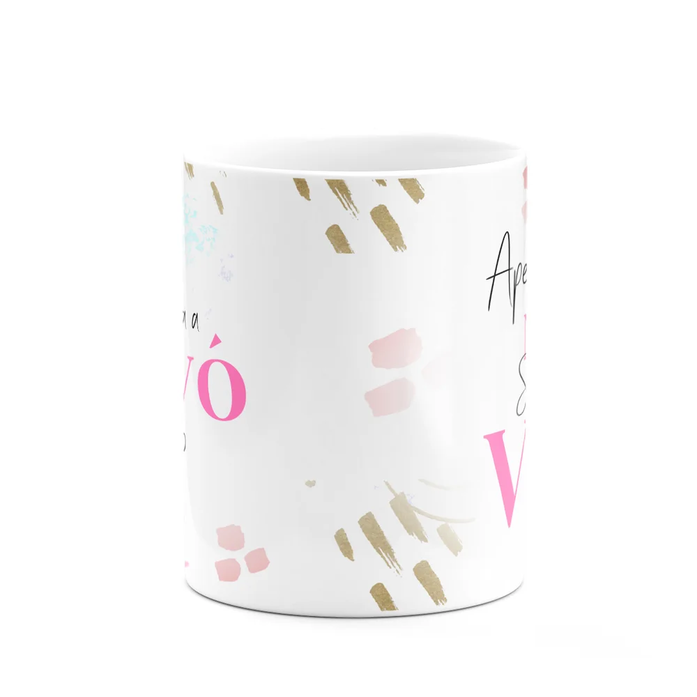 Imagem 3 de 5 do produto Caneca Promovida A Vovó Do Ano - 325ml - Branca