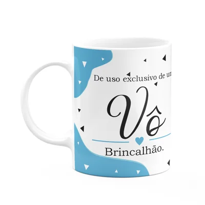 Caneca Tipos De Avós - Vô Brincalhão - 325ml