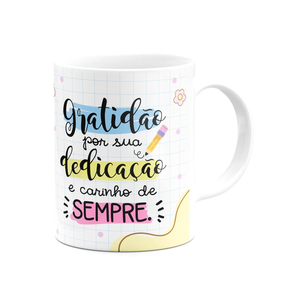 Imagem 3 de 3 do produto Caneca - Professora - Gratidão Por Sua Dedicação Sempre