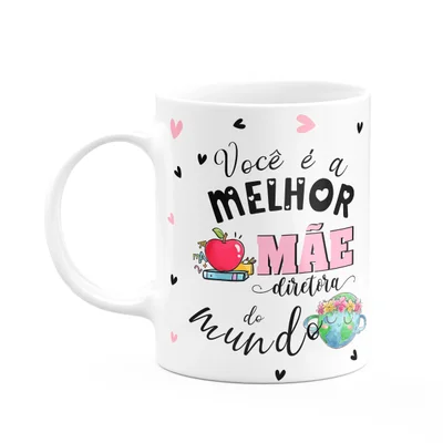 Caneca Mães E Profissões - Melhor Mãe Diretora Do Mundo