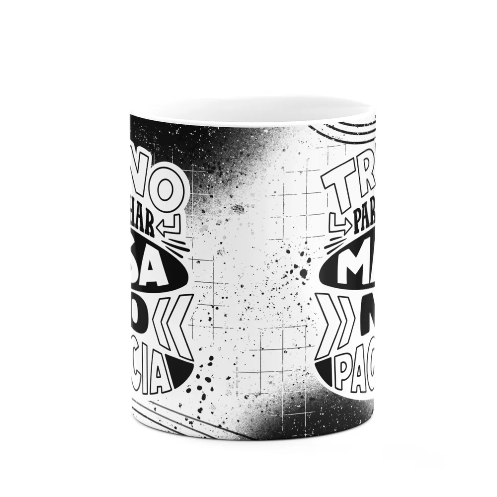 Imagem 2 de 3 do produto Caneca Fitness Academia - Treino Pra Ganhar Massa