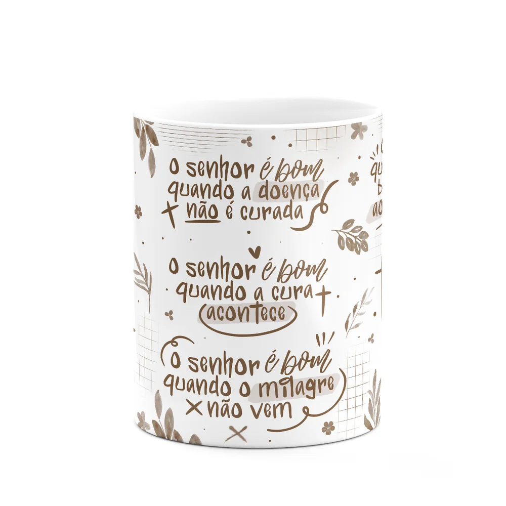 Imagem 2 de 3 do produto Caneca Religiosa - Quando O Senhor É Bom! - M5