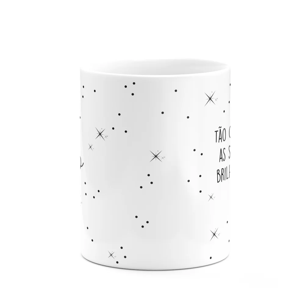Imagem 3 de 5 do produto Caneca Signos Minimalista - Leão - 325ml