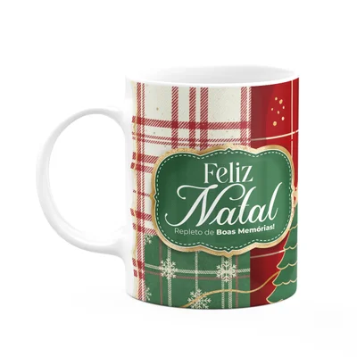 Caneca Natalina - Feliz Natal, Repleto De Boas Memórias - M2