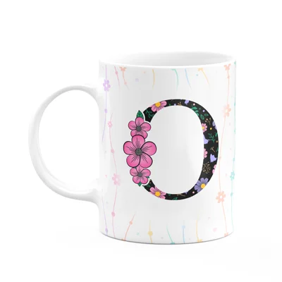 Caneca Today - Com Inicial Do Nome Letra O - 325ml