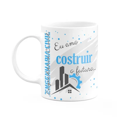 Caneca De Profissões - Sou Engenheiro Civil - 325ml