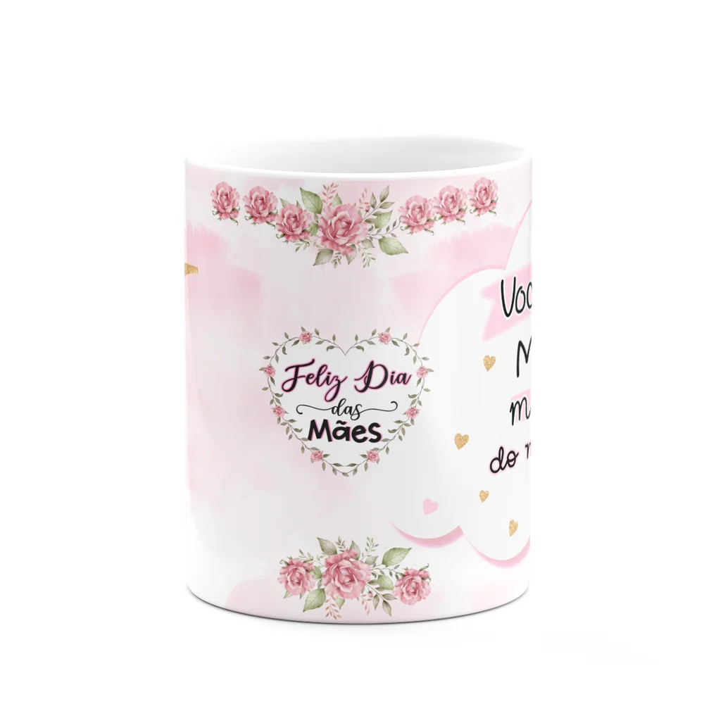Imagem 3 de 5 do produto Caneca Floral Mães - Inicial Do Nome Letra Y - 325ml