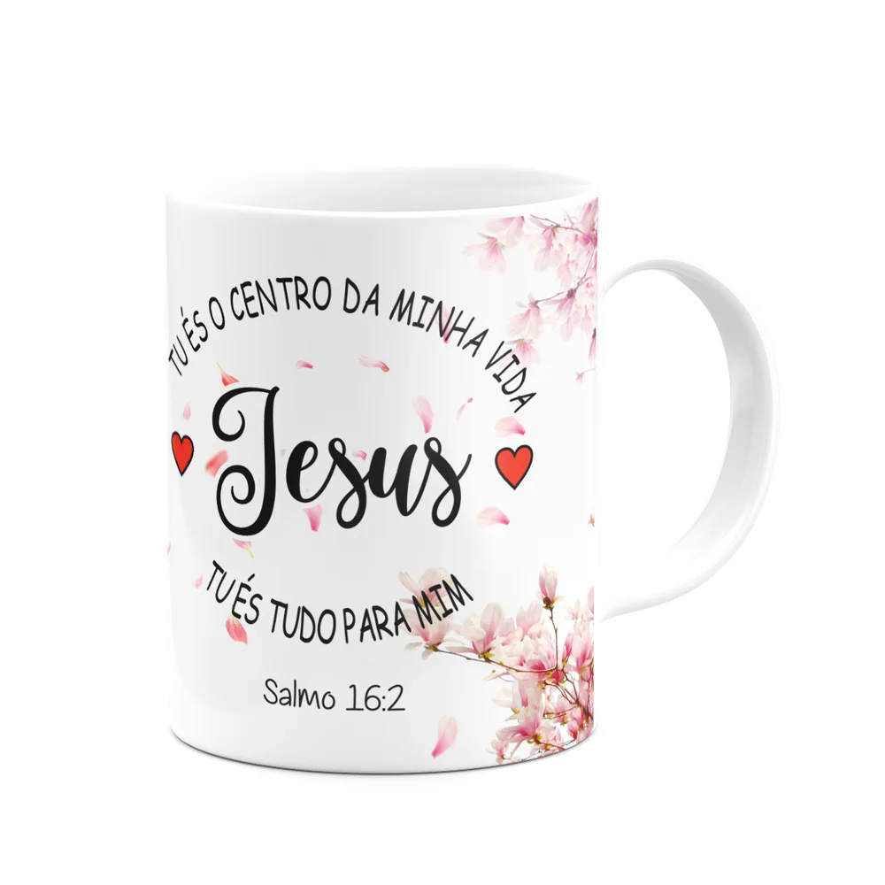 Imagem 4 de 5 do produto Caneca Floral Religiosa - Inicial Do Nome Letra Y - 325ml
