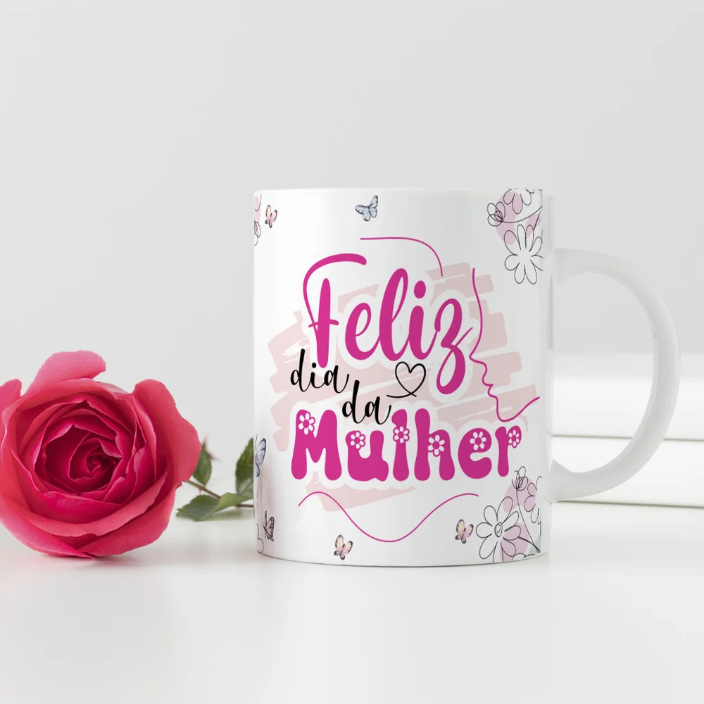 Imagem 2 de 5 do produto Caneca Especial Mulheres - Inicial Do Nome Letra H