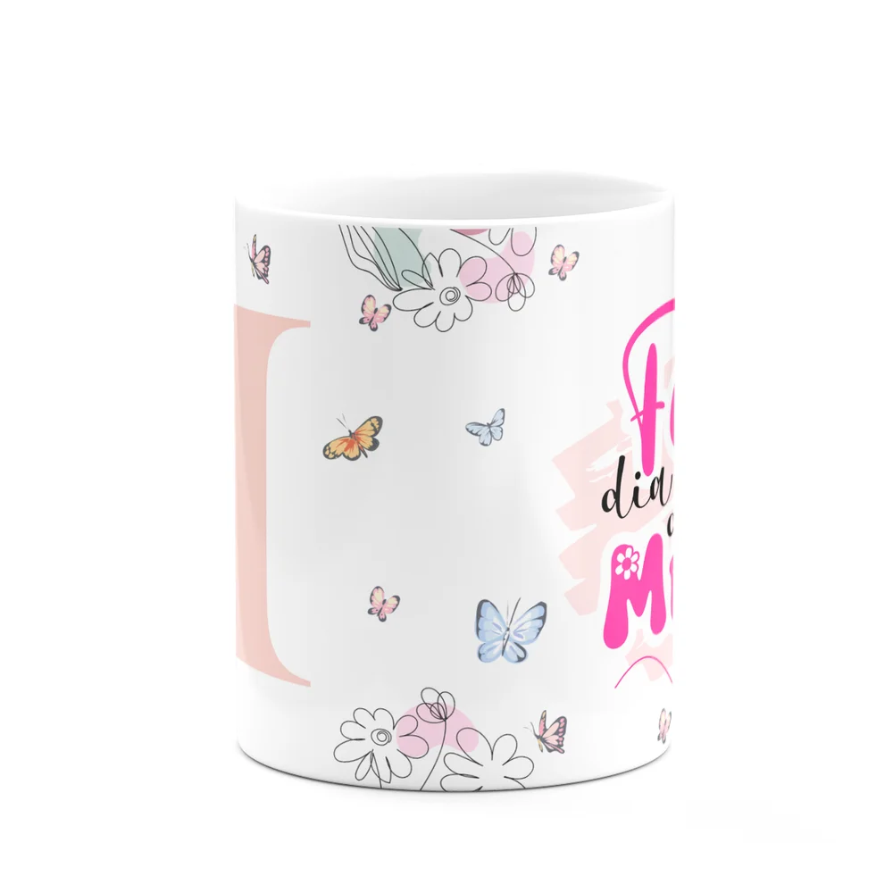 Imagem 3 de 5 do produto Caneca Especial Mulheres - Inicial Do Nome Letra H
