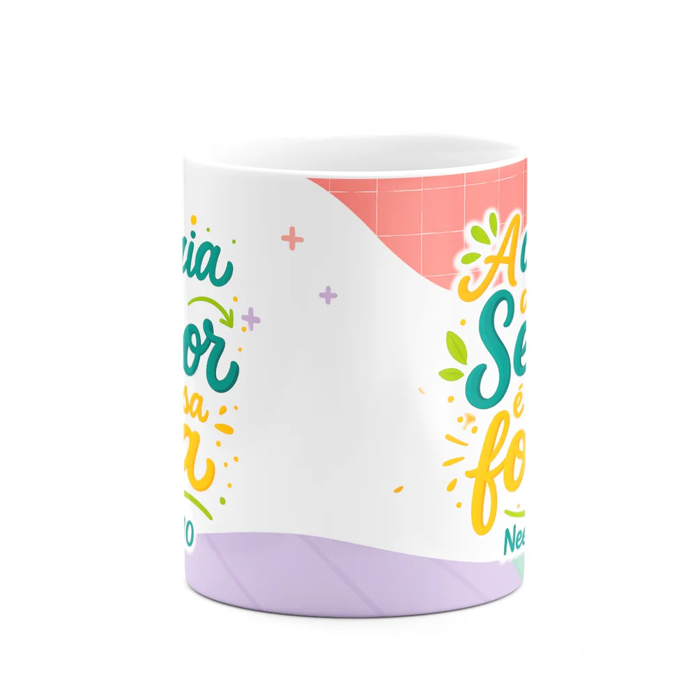 Imagem 3 de 5 do produto Caneca Religiosa Versículos Bíblicos - Neemias 8:10