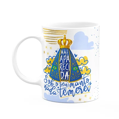 Caneca Religiosa N.s Aparecida - Nada Temerei