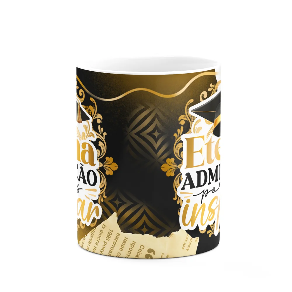 Imagem 2 de 4 do produto Caneca Formatura G-black - Admiração Por Nos Inspirar