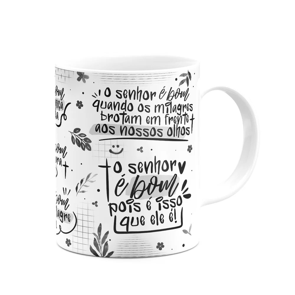 Imagem 3 de 3 do produto Caneca Religiosa - Quando O Senhor É Bom! - M1