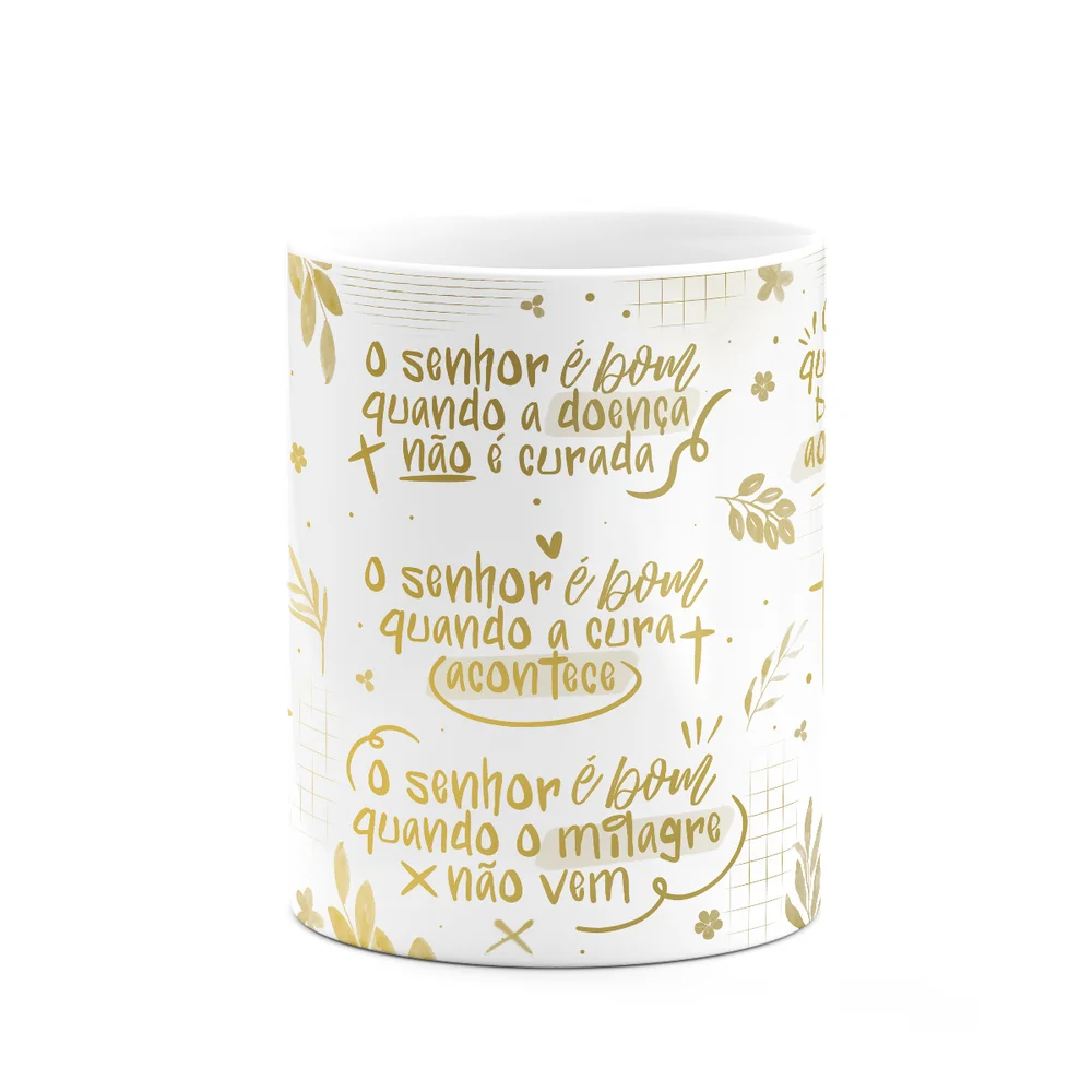 Imagem 2 de 3 do produto Caneca Religiosa - Quando O Senhor É Bom! - M6