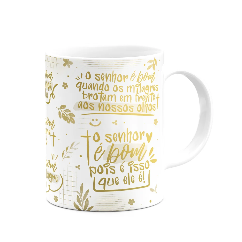 Imagem 3 de 3 do produto Caneca Religiosa - Quando O Senhor É Bom! - M6