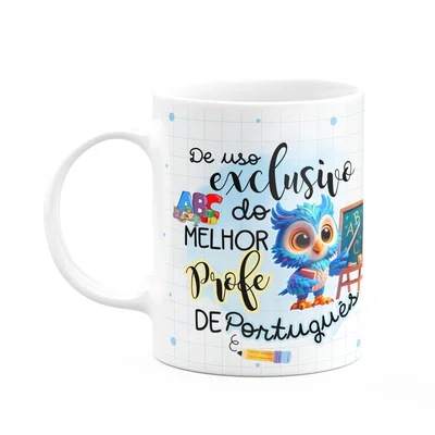 Caneca - Uso Exclusivo Do Melhor Professor De Português